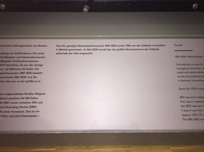 Das Massenspeichersystem IBM 3850 im Historischen Museum Frankfurt